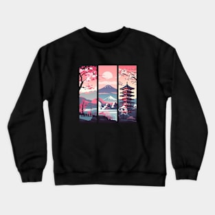 Tripple japanese art style Crewneck Sweatshirt